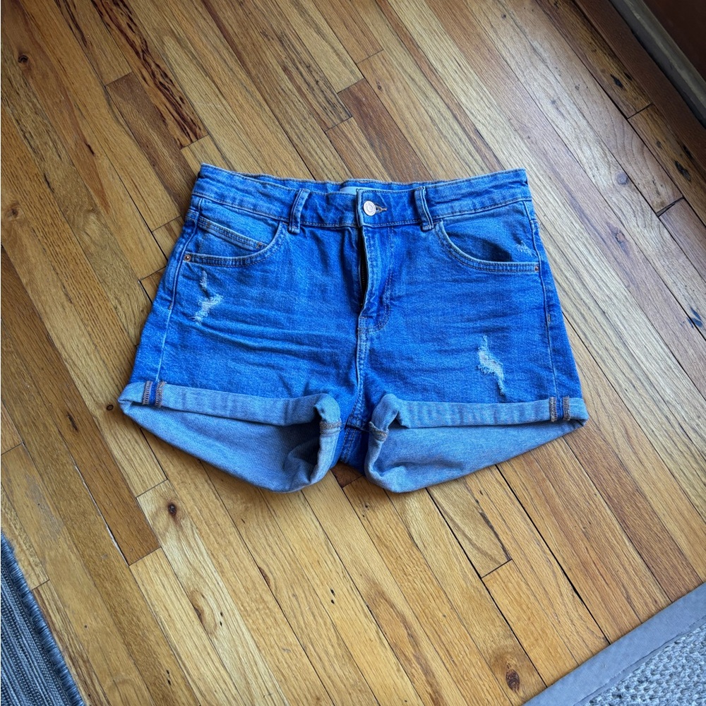 Denim Blue Women's Shorts